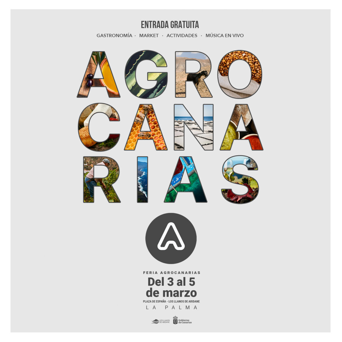Cartel Feria Agrocanarias en La Palma